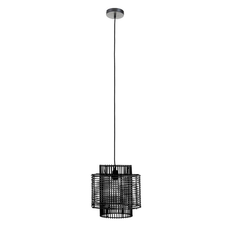Pendant Light Jaya Rattan Black