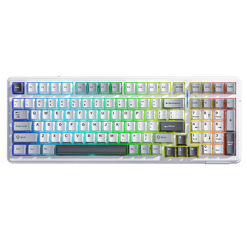 F99 Wireless Mechanical Keyboard - Nimbus Switch V3 - Light grey