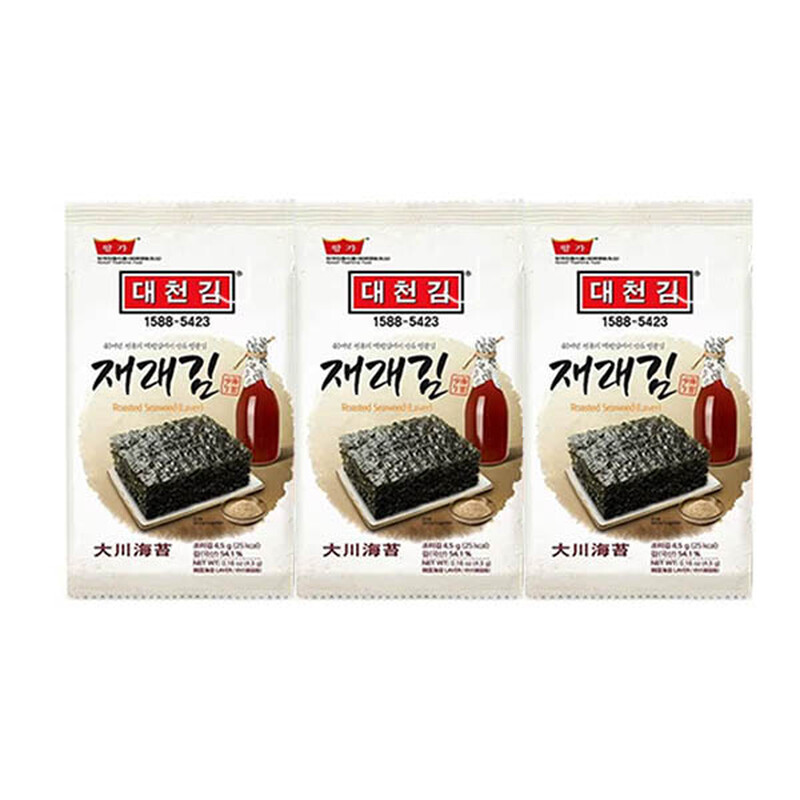 Daechun Seasoned Seaweed Dosirak (Original) 3 Pack