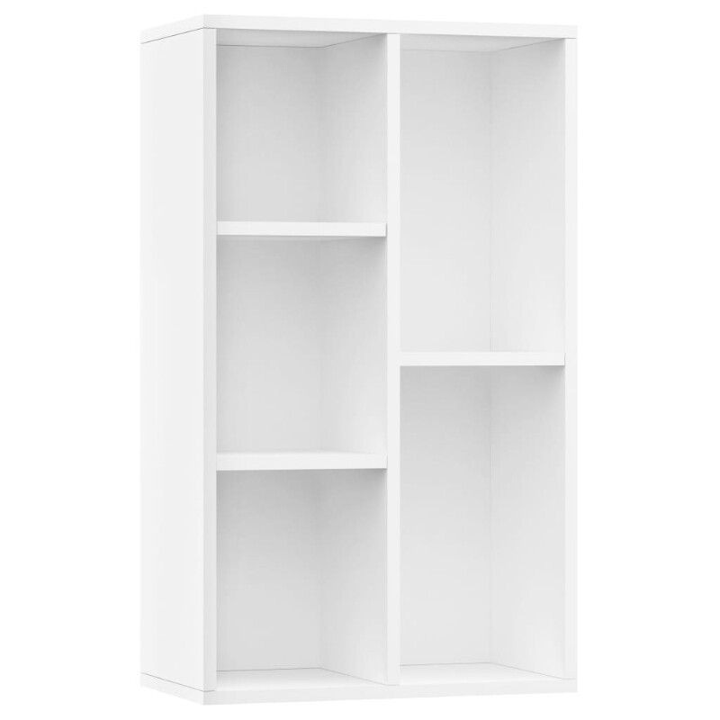 vidaXL Bücherregal/Sideboard 50 × 25 × 80 cm Weiß behandeltes Holz