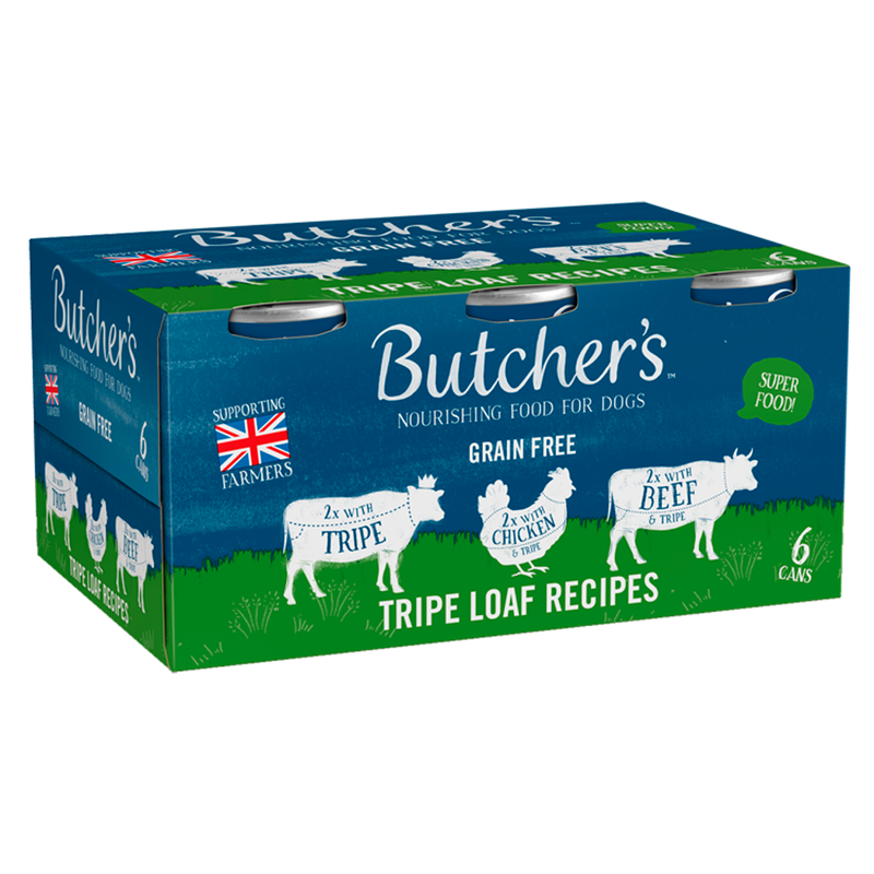 Tripe Loaf Recipes Wet Dog Food Tins 6 x 400g