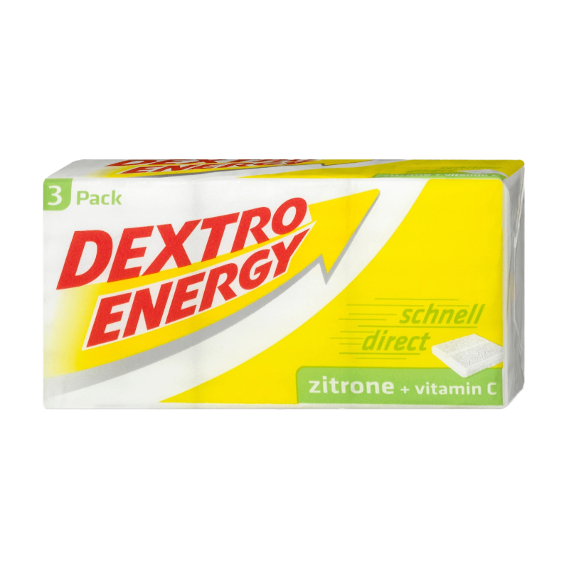 Dextro Energy 3In1 Zitrone + Vitamin C Energiedrops 138 G