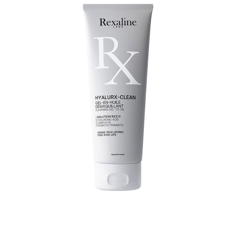 Rexaline HYALURX-CLEAN make-upreinigingsgel op basis van olie 125 ml