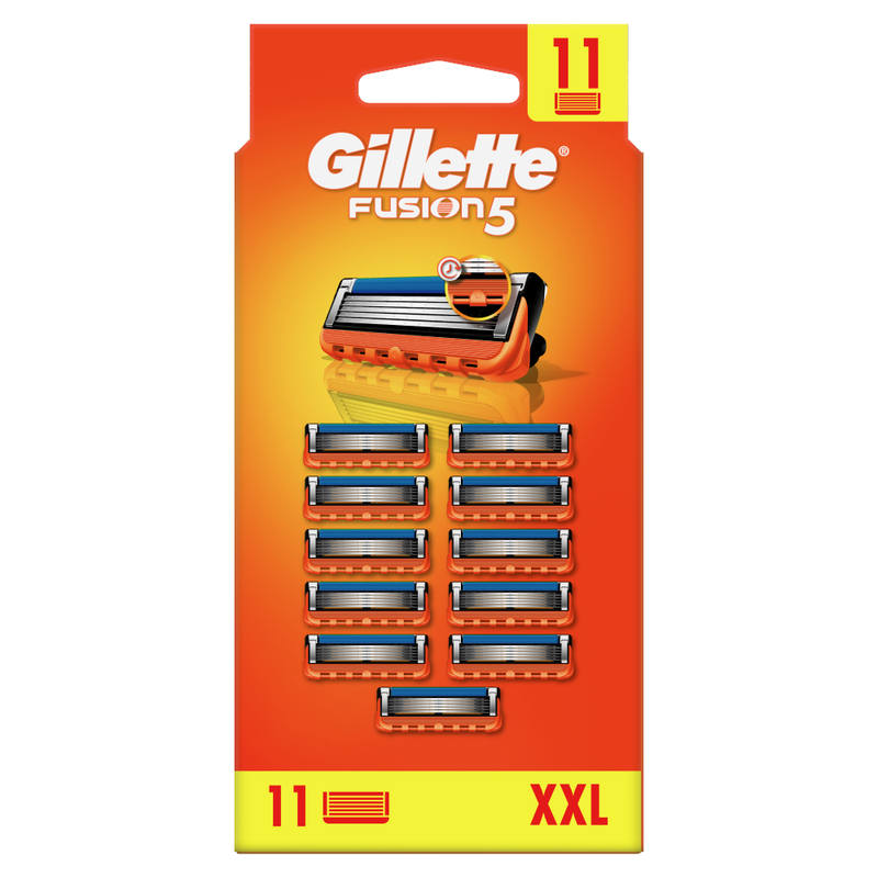 Gillette Men's Fusion5 Razor Refills For 11 Razor Blade Refills