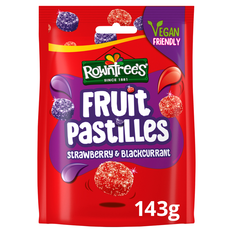 Fruit Pastilles Strawberry & Blackcurrant 143g