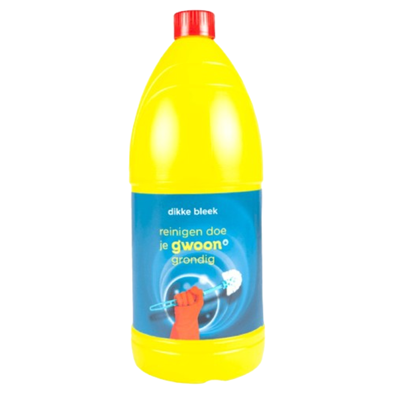 G'woon toiletreiniger dik gebleekt 2 liter