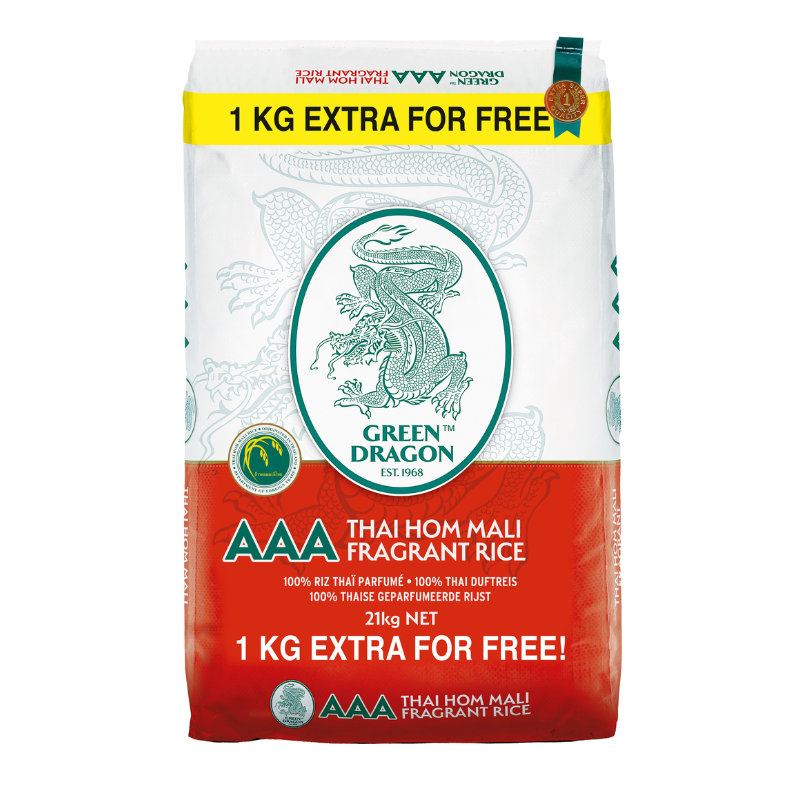 Green Dragon Thaise Hom Mali Geurige Rijst 20+1 kg