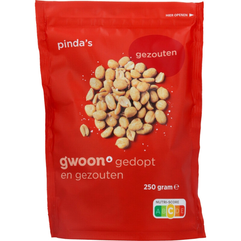 G'woon Zoute Pinda's - 250 g