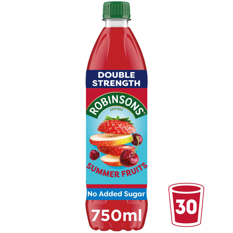 Double Concentrate No Added Sugar Summerfruits 750ml