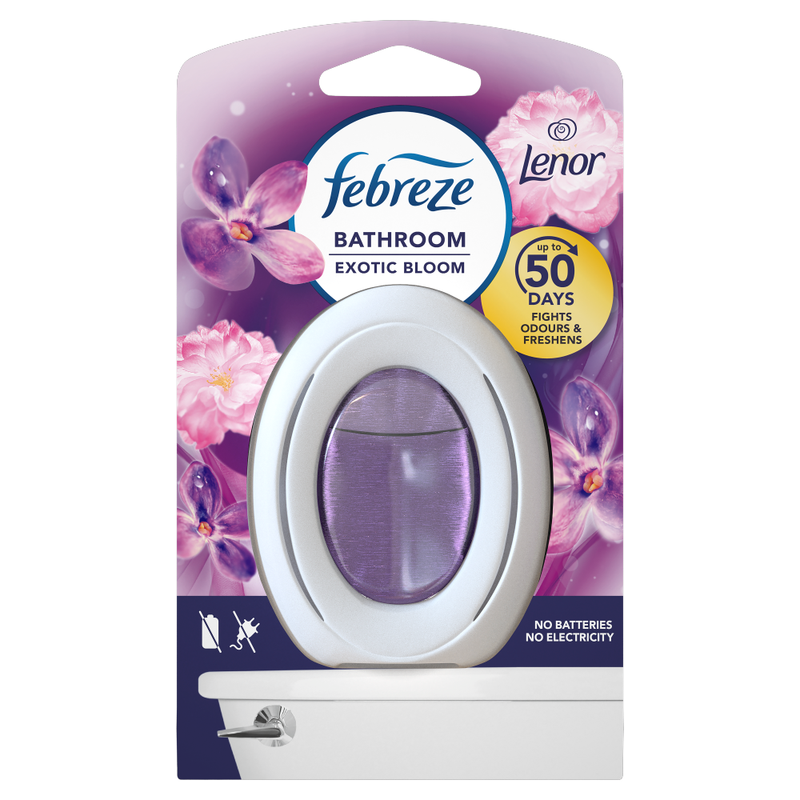 Bathroom, Continuous Air Freshener Lenor Exotic Bloom 1 Count