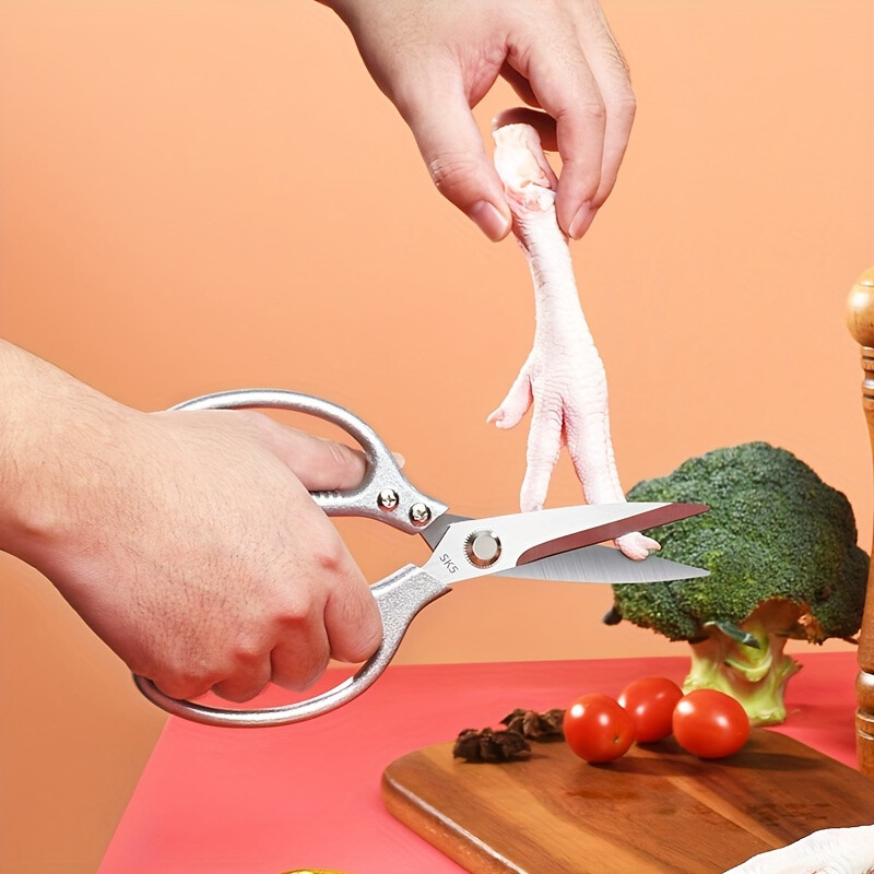 Multifunktionale Geflügelschere aus Edelstahl – robuste Fleisch- und Fischschere