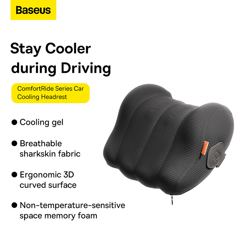 ComfortRide Series Car Cooling Headrest Cluster Black