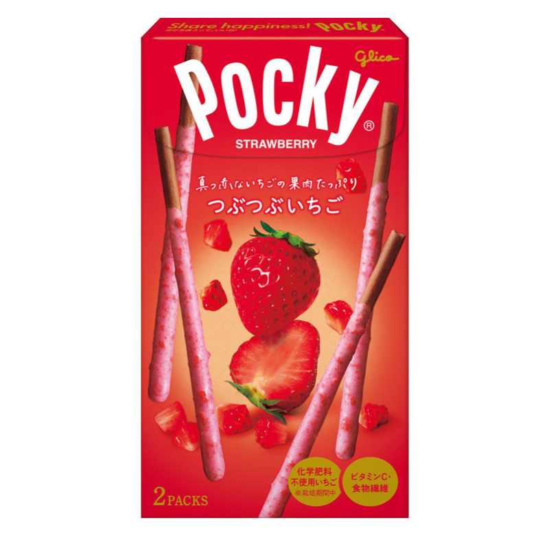 Glico Ezaki Strawberry Pocky Biscuit Sticks 55G