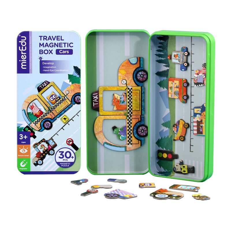 Travel Magnetic Box- Cars