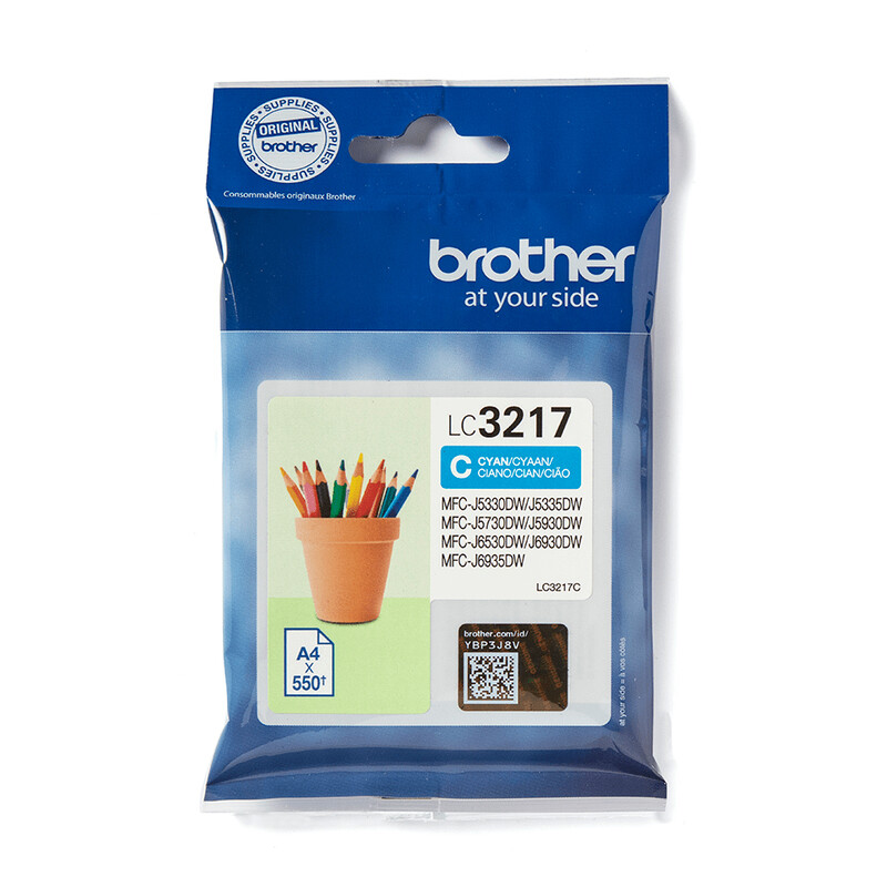 Brother LC3217C inktcartridge 1 stuk(s) origineel cyaan