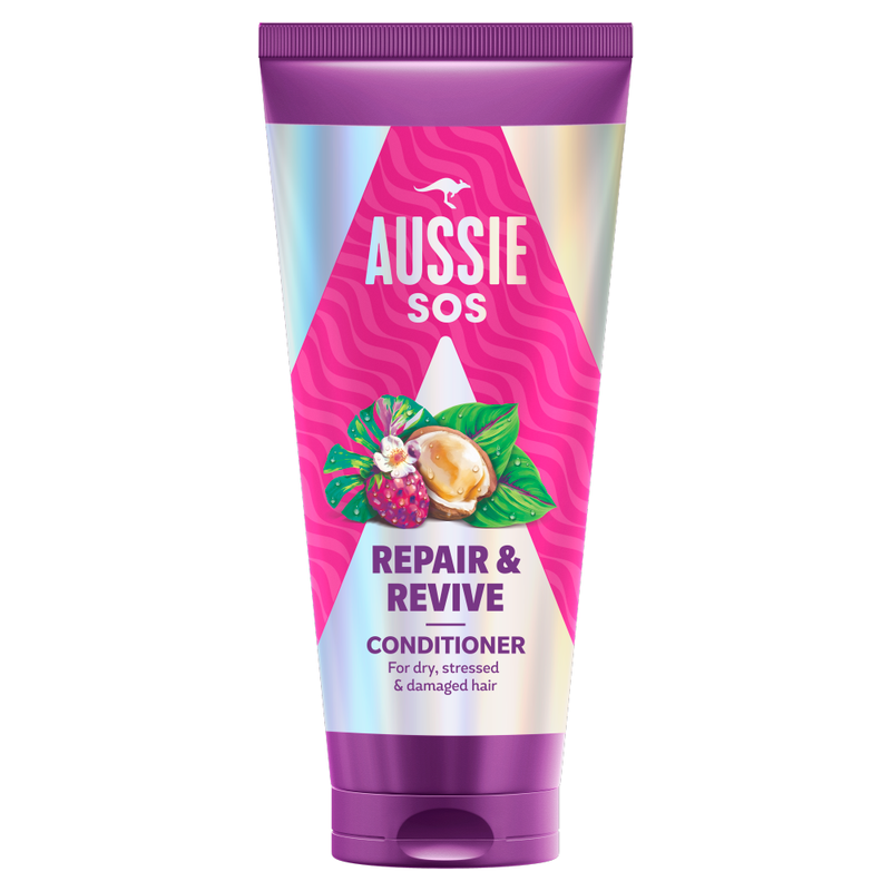 Aussie Sos Repair & Revive Conditioner Dry Stressed And Damaged Hair 200Ml