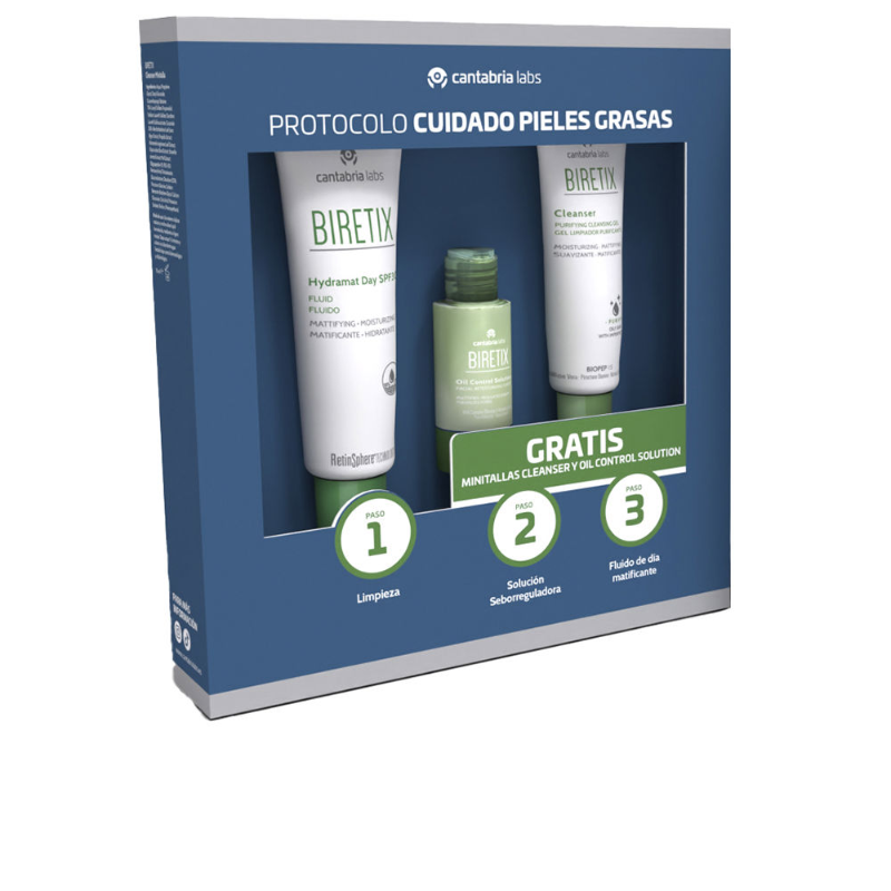 BIRETIX VERZORGINGSPROTOCOL VOOR DE VETTE HUID SET 3 stuks