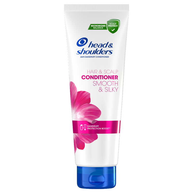 Head&Shoulders Head & Shoulders Smooth & Silky Anti-Dandruff Scalp & Hair Conditioner, Dandruff Protection Boost 275Ml