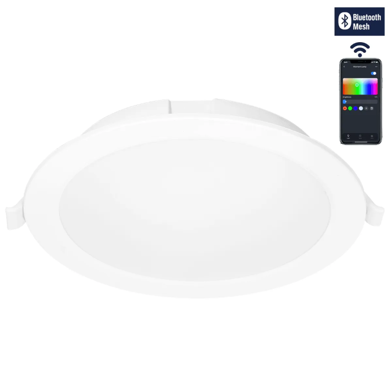 Aigostar Bluetooth MESH Intelligenter Einbaustrahler 15W RGB+CCT