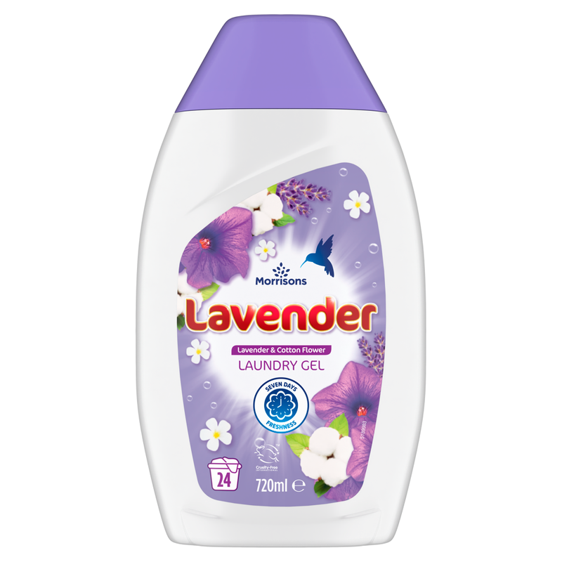 Lavender & Cotton Flower Laundry Gel 720ml
