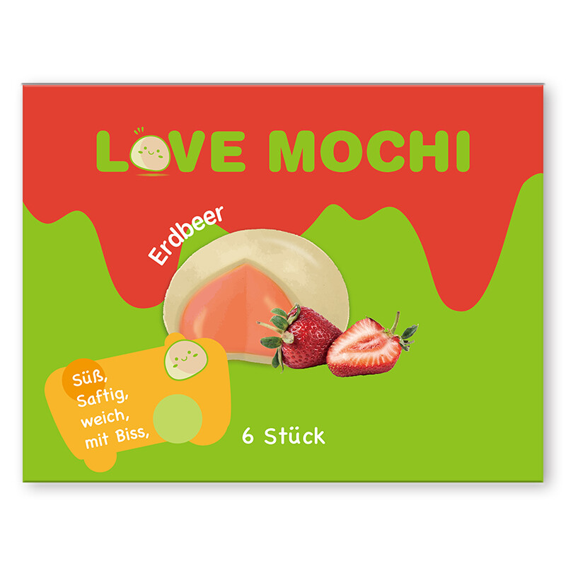 Love Mochi aardbeiensmaak 180 g