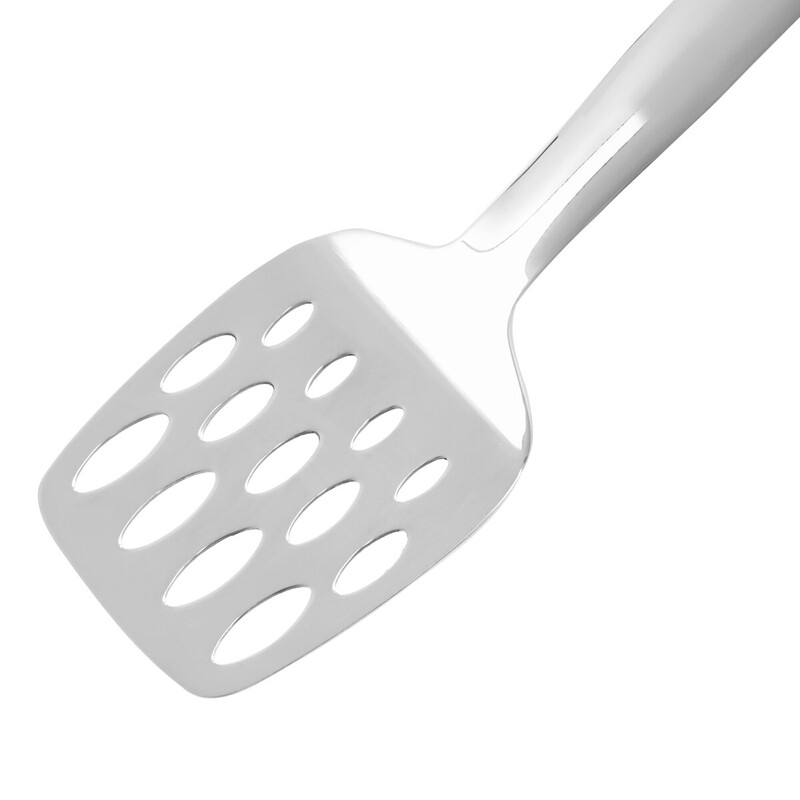 Maison By Premier Silver Shiny Finish Slotted Turner