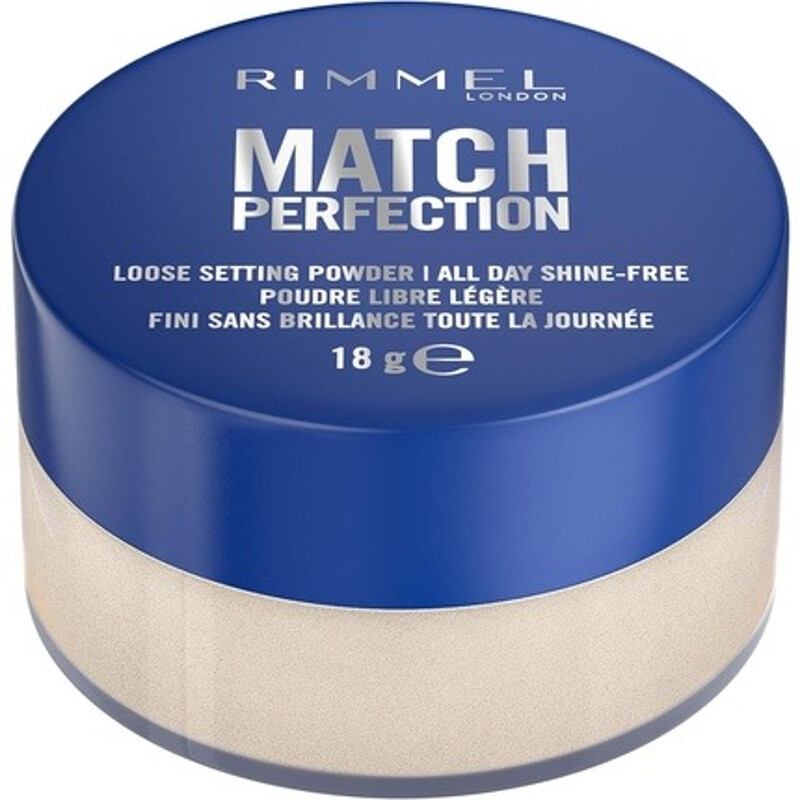 Rimmel Match Perfection losse fixeerpoeder 001 Translucent Lightweight 18 g