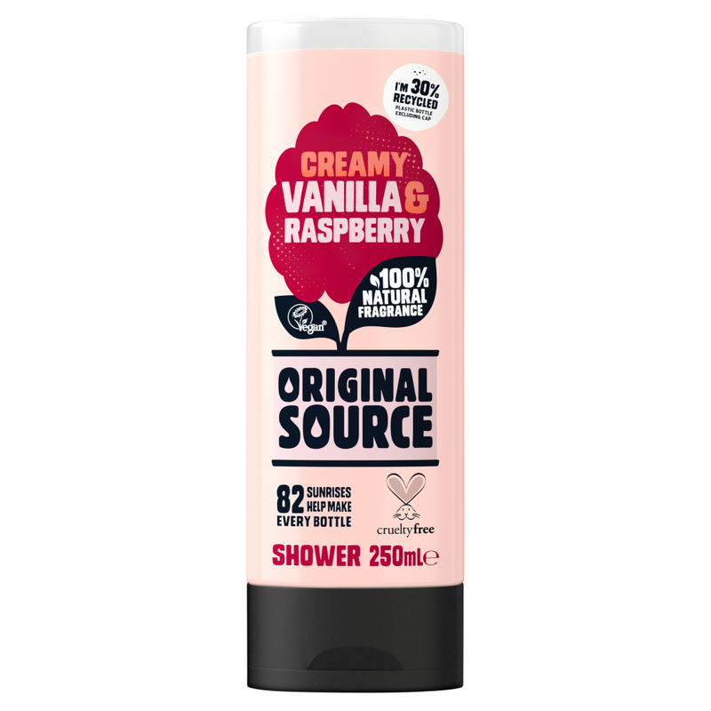 Vanilla & Raspberry Shower Gel 250ml