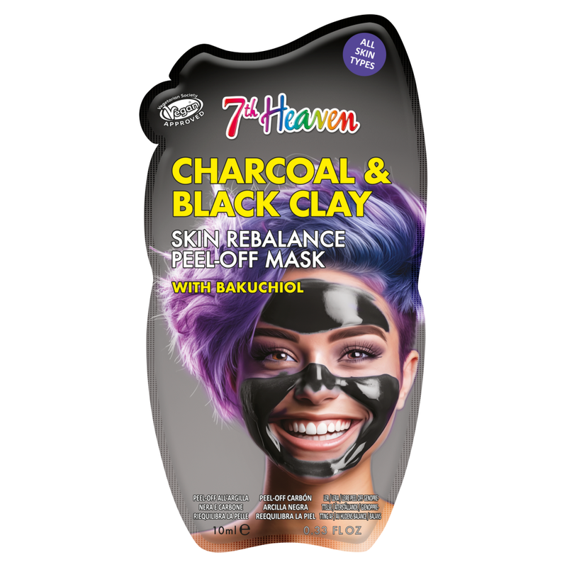 Charcoal & Black Clay Skin Rebalance Peel-off Mask with Bakuchiol 10ml
