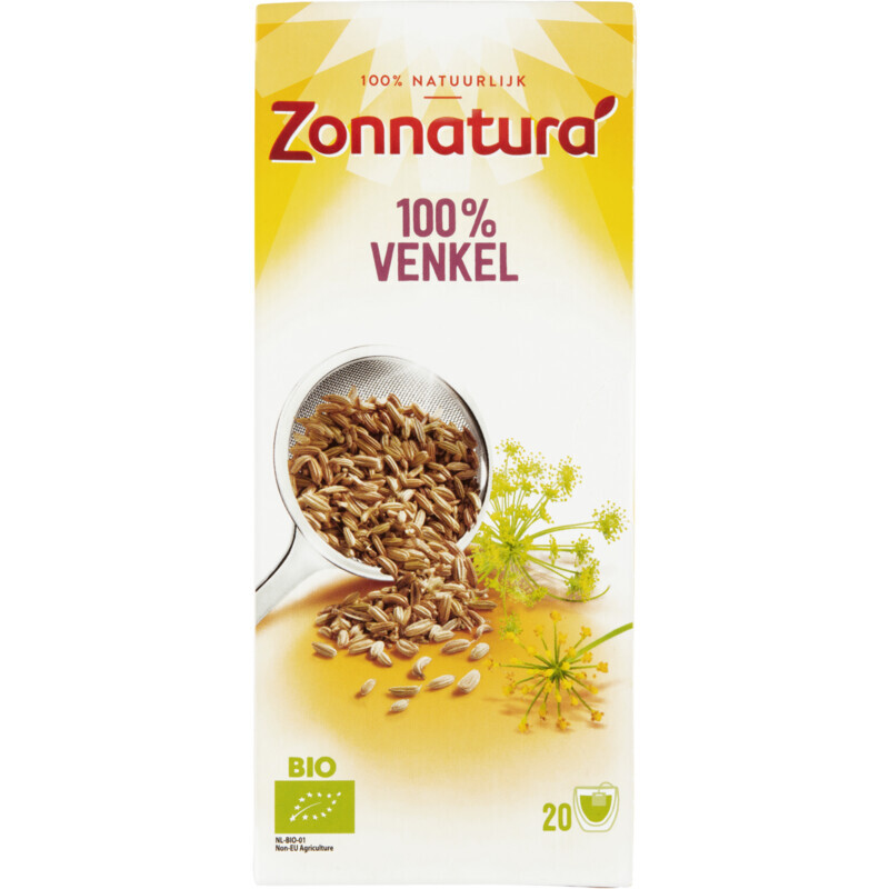 Zonnatura 100% Venkel Kruidenthee - 20 stuks