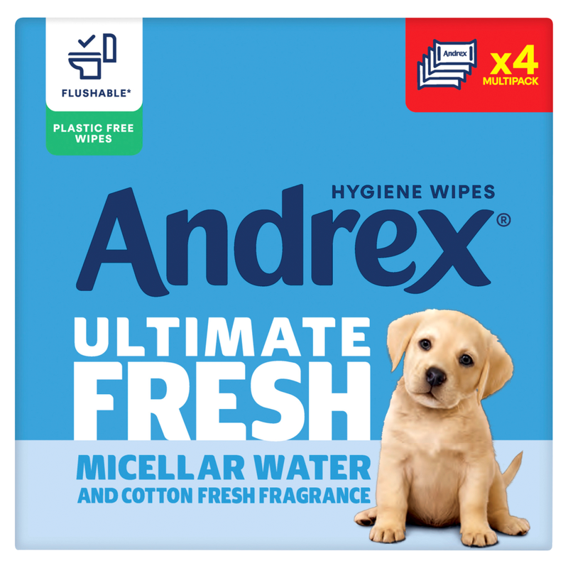 Ultimate Fresh Hygiene Wipes Quad Pack 4 x 36 sheets