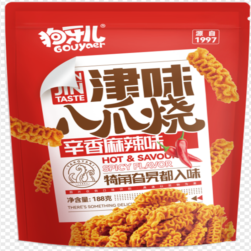 Gouerya TianJing-Style Kraken-Snack würzig-scharfer Geschmack 188g