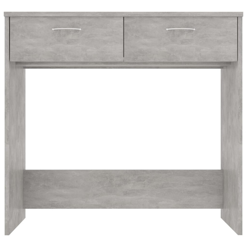 vidaXL Bureau 80 x 40 x 75 cm behandeld hout betongrijs