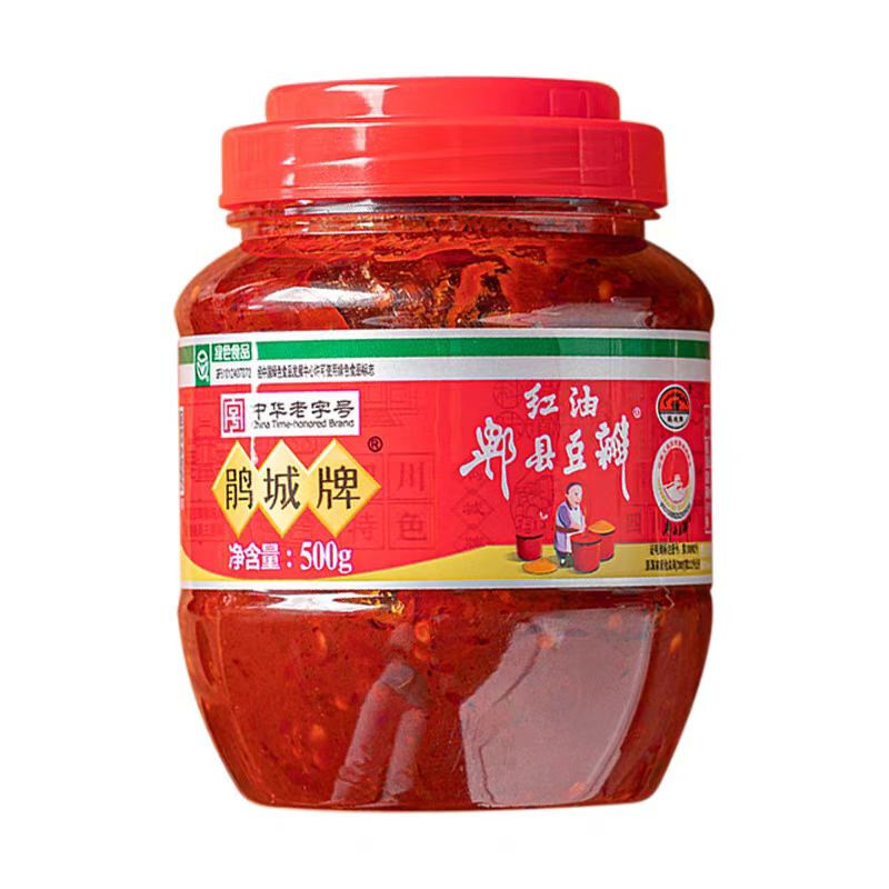 Juancheng Brand Red Oil Pixian Bean Paste 500g