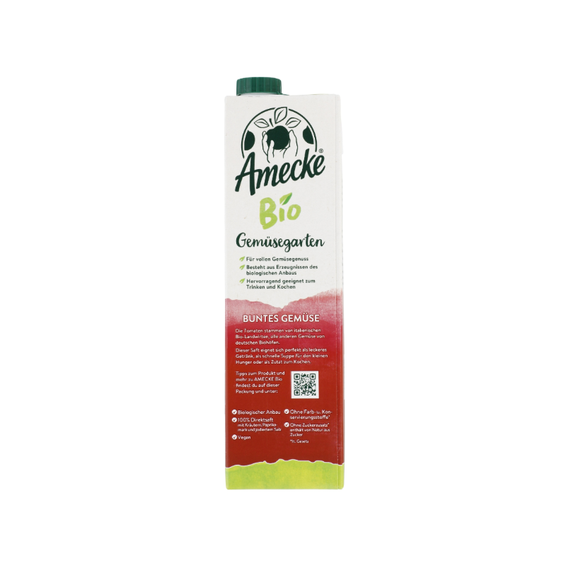 Amecke Gemüsegarten Gemüsesaft Bio 1 L