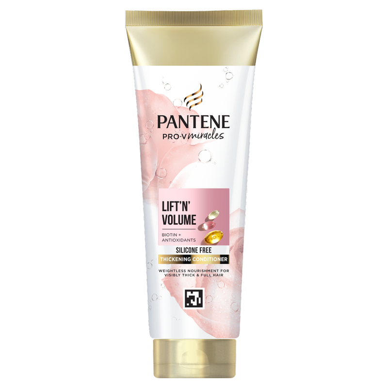 Pantene Pro-V Lift'n'volume Thickening Hair Conditioner With Biotin Silicone Free 275Ml