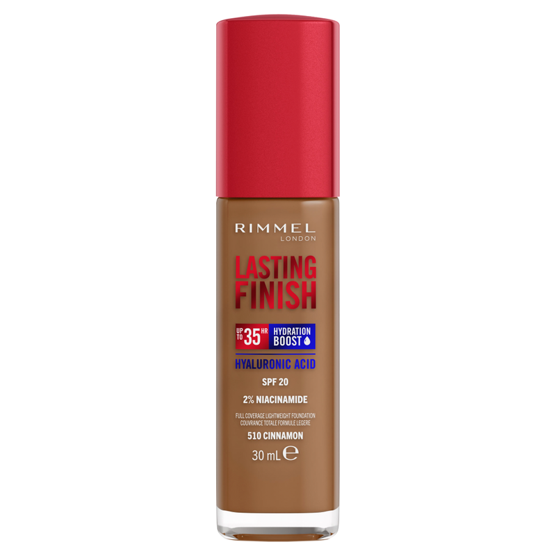 Rimmel London Lasting Finish 35 Hour Foundation 510 Cinnamon 30Ml