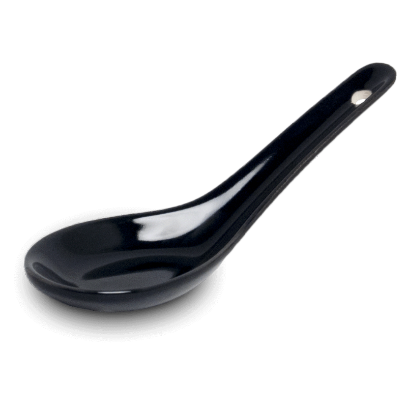 Löffel schwarz 12,5 cm