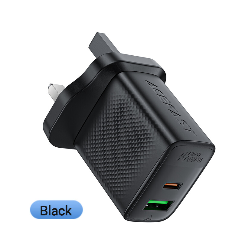 Acefast Pd30w Gan (Usb-C/ Usb-A) Charger
