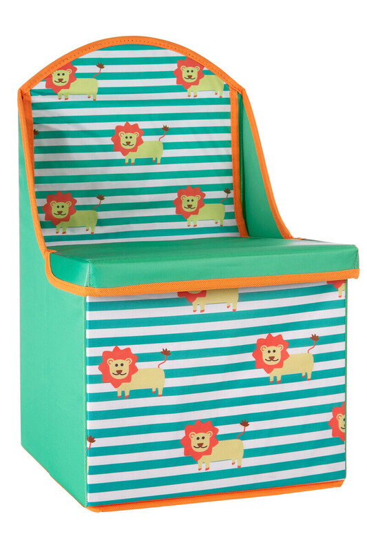 Children's Lion Design Storage Seat