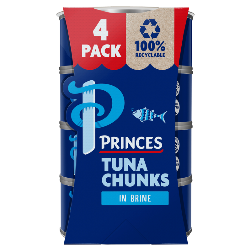 Tuna Chunks in Brine 4 Pack 4 x 145g
