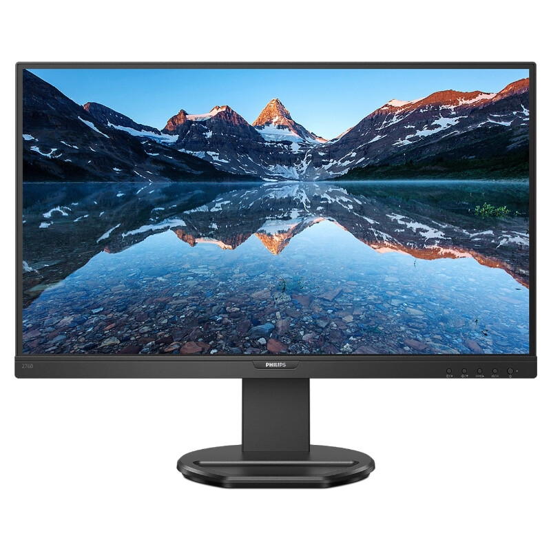 Philips 276B9 27" Qhd Ips Monitor - 2560 × 1440, 75 Hz, Usb-C 65 W Power Delivery, Usb-Hub, 4 Ms, 350 Cd/M², Höhenverstellbar, Integrierte Lautsprecher, Hdmi & Displayport, Schwarz