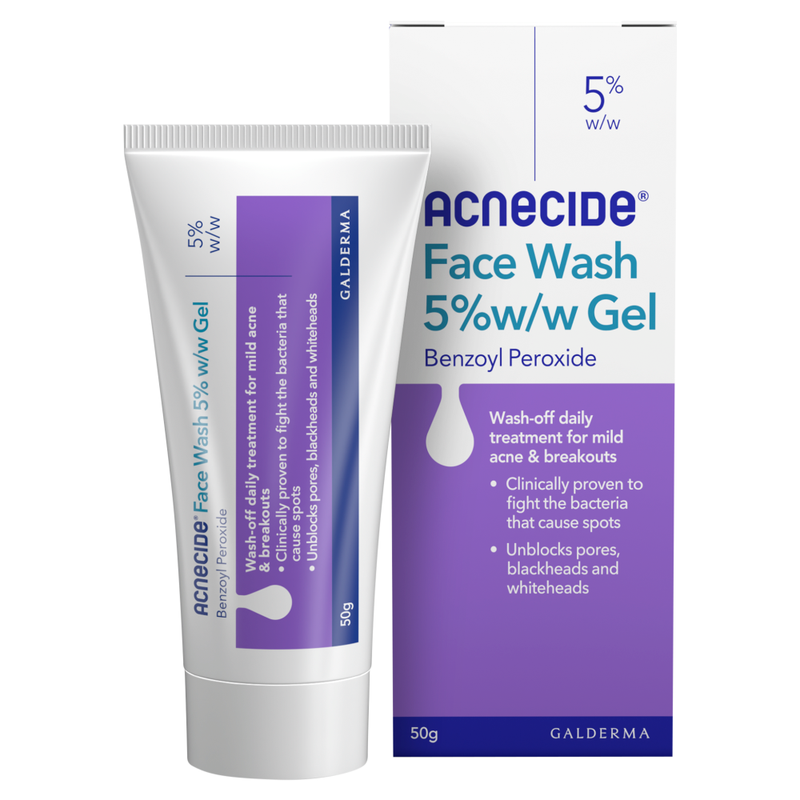 Face Wash 5% w/w Benzoyl Peroxide Gel 50g