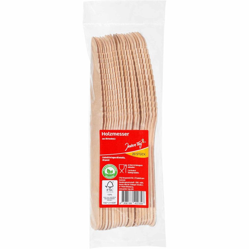 Jeden Tag Holzmesser 20 Stück
