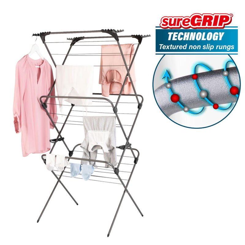Premium sureGRIP® 3 Tier Airer