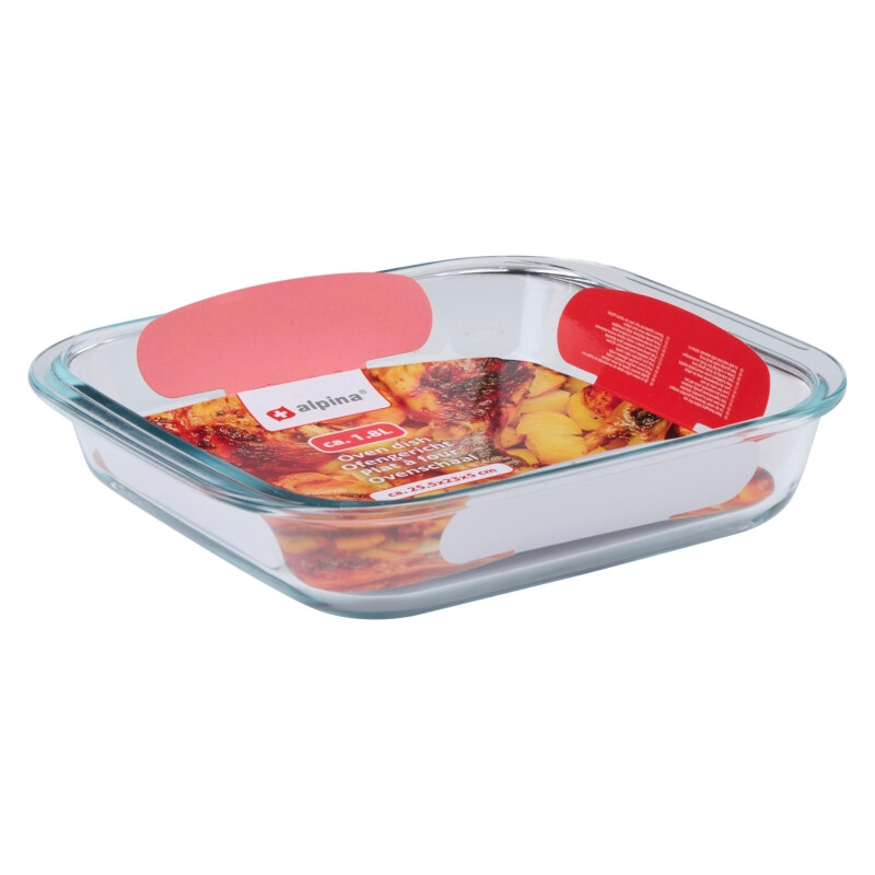 Alpina glazen ovenschaal - 25 cm, 1,8 liter