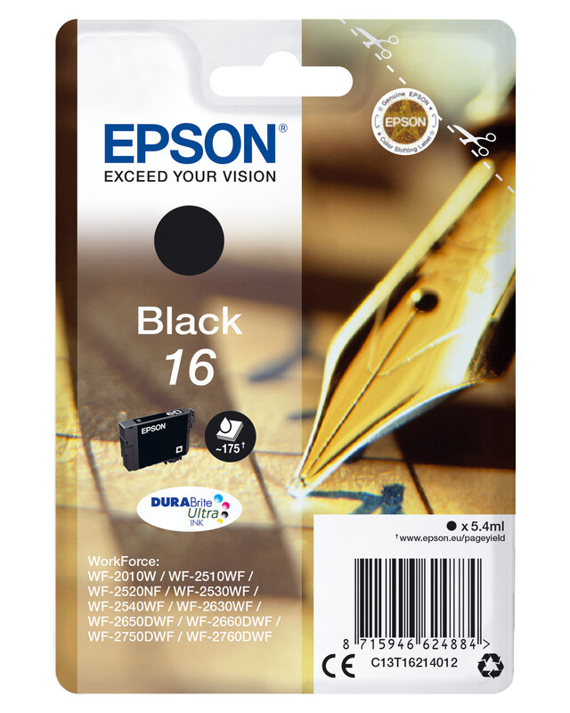 Epson Pen and crossword singlepack zwarte 16 DURABrite Ultra inkt