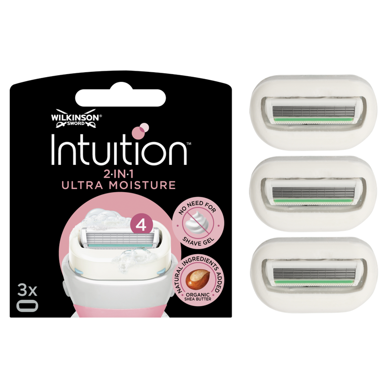 Intuition 2 in1 Ultra Moisture Blades 3pk