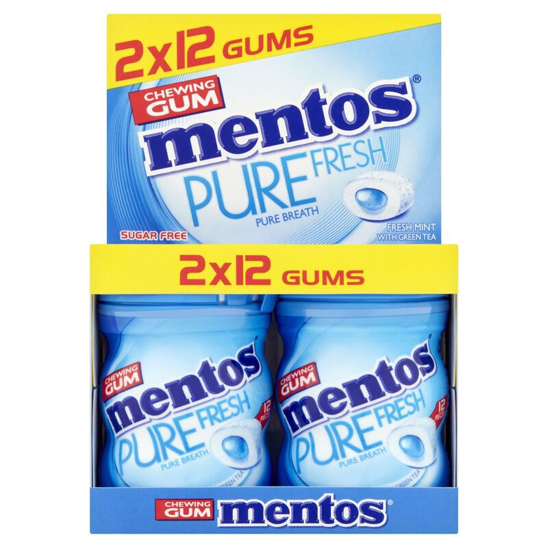 Mentos Kauwgom Pure Fresh Mint - 48 g