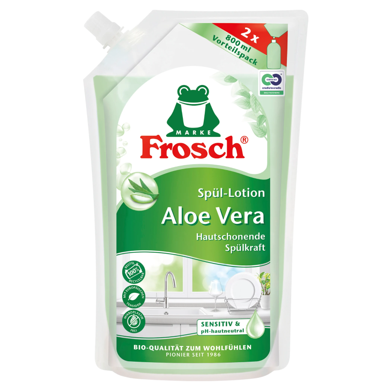 Frosch Aloe Vera handafwasmiddel navulverpakking 800 ml